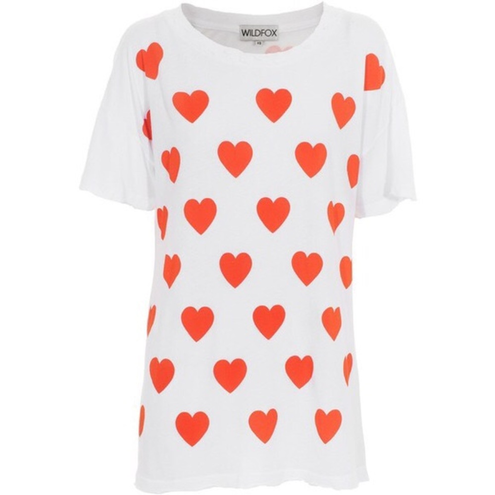 Wildfox Heart Print Tunic